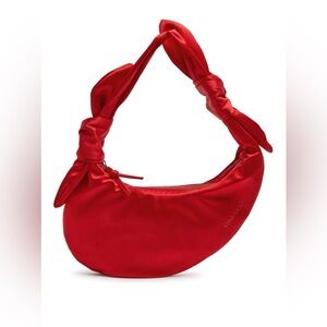 STINE GOYA satin shoulder bag with bows